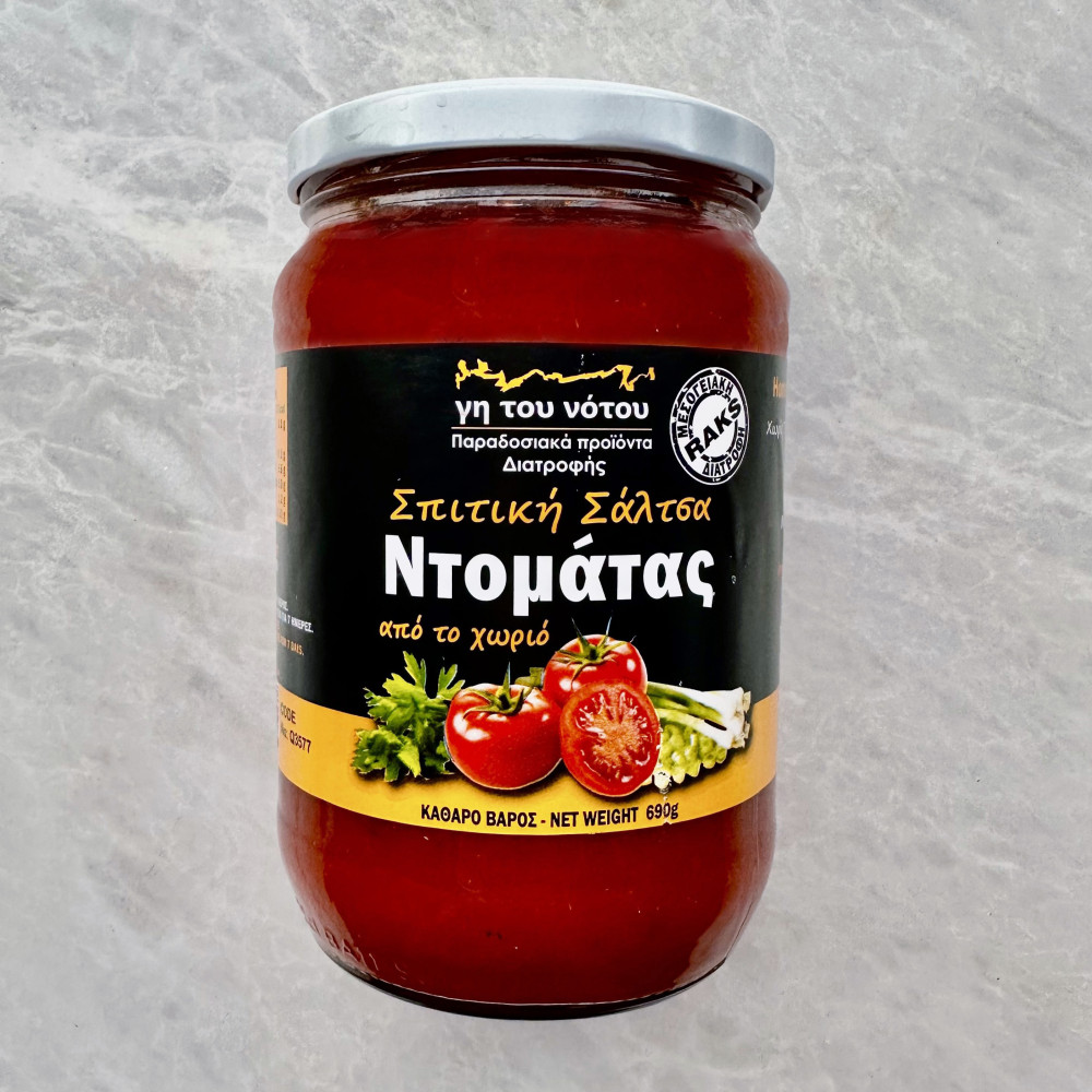 ΣΑΛΤΣΑ ΝΤΟΜΑΤΑΣ ΑΠΟ ΤΟ ΧΩΡΙΟ (ΧΩΡΙΣ ΣΚΟΡΔΟ) 690GR