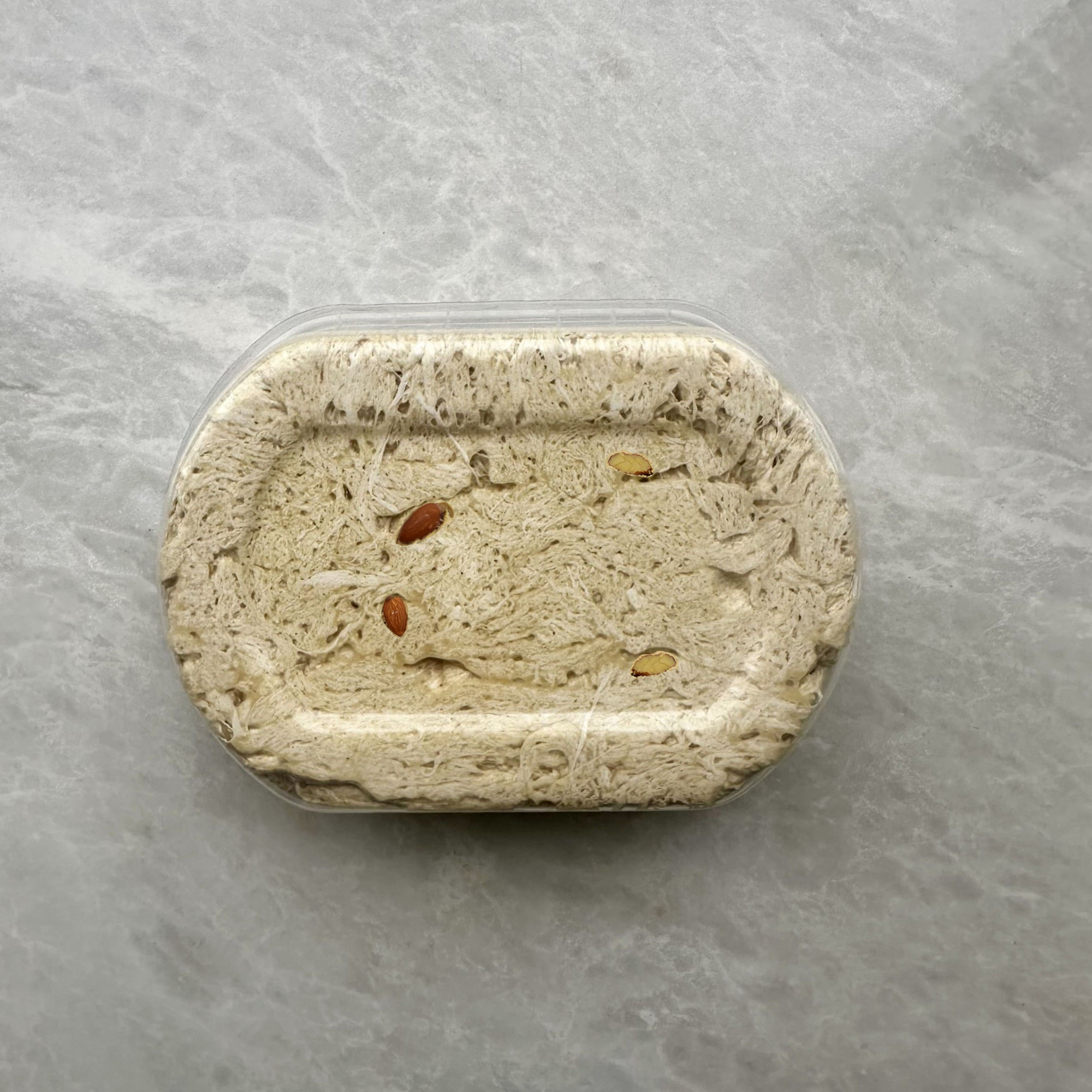 ΜΑΣΤΙΧΩΤΟΣ ΧΑΛΒΑΣ ΜΕ ΑΜΥΓΔΑΛΟ 400GR