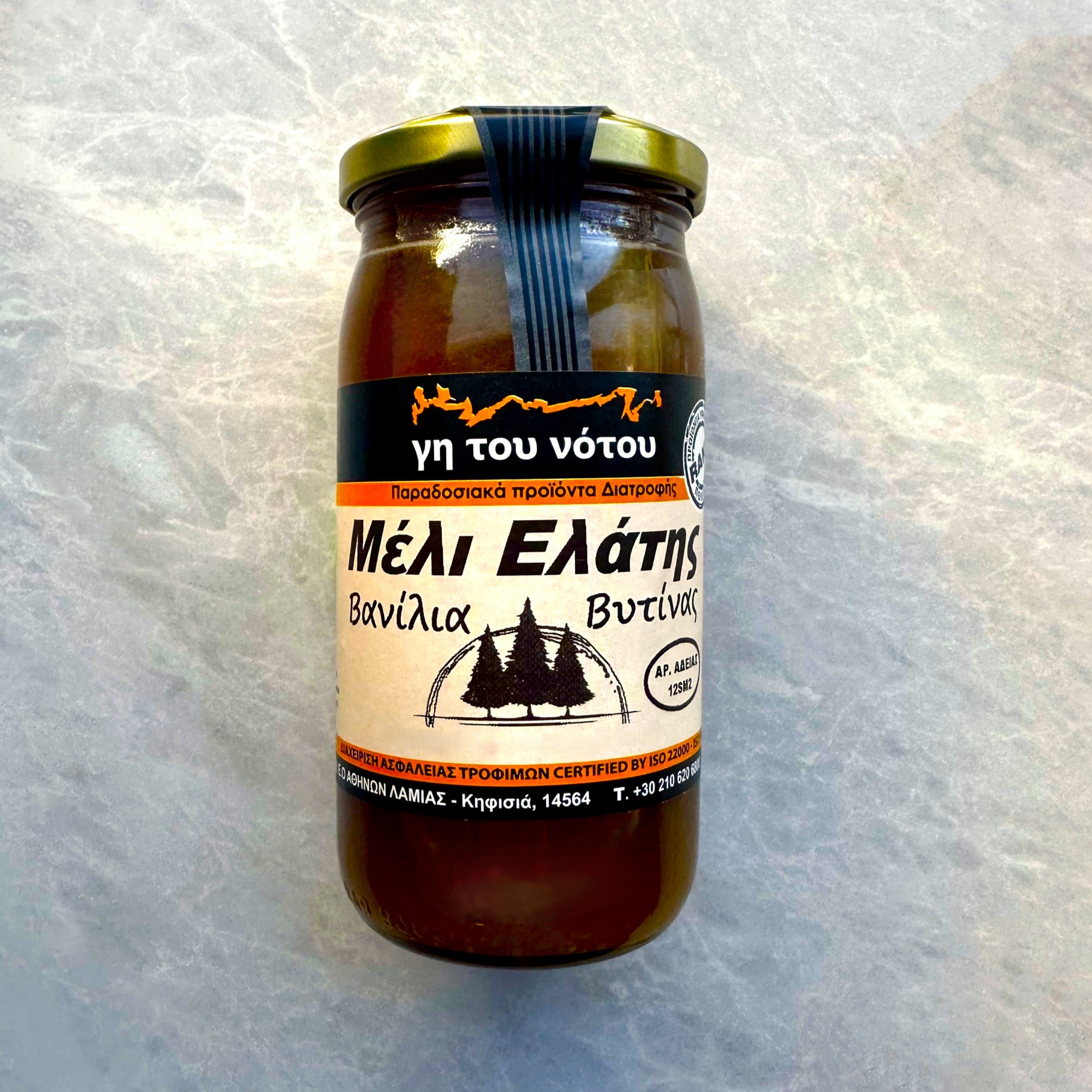 ΜΕΛΙ ΕΛΑΤΗΣ ΒΑΝΙΛΙΑ ΒΥΤΙΝΑΣ 470gr